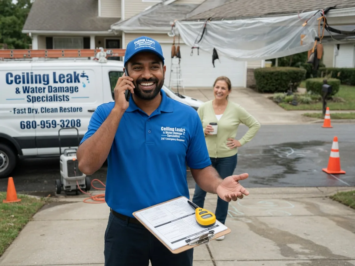 Ceiling Leak Cleanup Lookout Mountain, GA FAQs